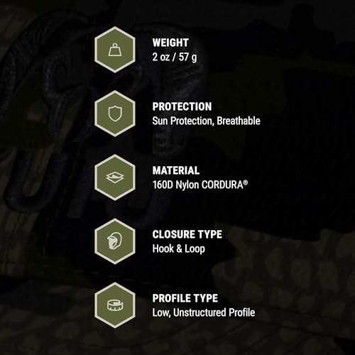 KUIU Kids Icon Trucker Hat – Camo & Solid Colors, Cordura Front, Mesh Back, Snapback Cap (Ages 3–7)4