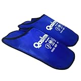 Qasimwell Foot Ice Pack Slippers – Swollen Feet, Diabetic Foot, Neuropathy, Plantar Fasciitis, Gout, Sore Feet Relief, Broken Toes and Post Surgery – Hot and Cold Foot Pain Relief – Gel Slippers