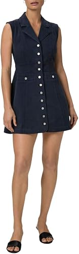 PAIGE Vida Dress, Vintage Navy Tide, 6