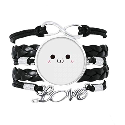 Bracelet à tricoter en cuir torsadé fard à joues idée cadeau DIY