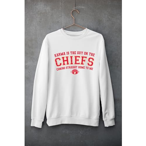 Karma is the Guy on the Sweatshirt, Karma Sweatshirt, Taylor Football Sweatshirt, Taylor and Travis Coming Straight Home to Me Sweatshirt2