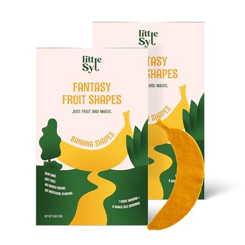 Little Syl Fantasy Banana Shapes - Healthy Real Fruit Snack