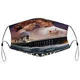 Jack And Rose Titanic (3）Unisex Washable and Reusable Cotton Warm Face Protection