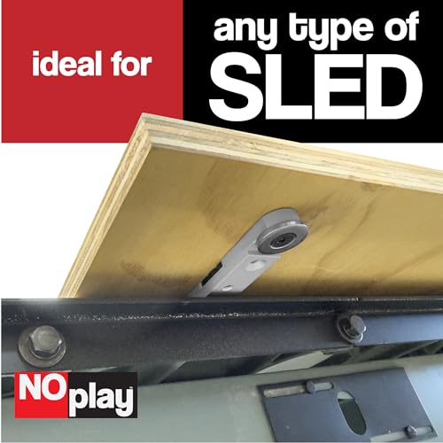17 inch NoPlay Aluminum Miter Bars w/Expandable Glides, Standard 3/4 x 3/8 - Miter Slot Table Saw Runners, Crosscut Sled Table Saw Miter Bar Set, Router Table - Pack of 2