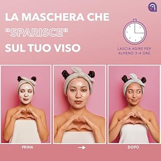 Setù - 4 Maschere Viso Coreane al Collagene | Skincare Coreana Antiage Idratante e Illuminante | Maschera Collagene Viso per Pelle Luminosa e Distesa