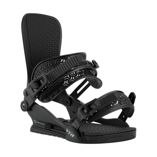 Union STR Men's Snowboard Bindings, Black, Medium