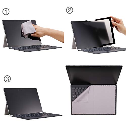 for Microsoft Surface Laptop 3/4/5 th Gen 13.5 inch Fully Removable Privacy Screen Protector Filter, Anti-Spy Filter Anti-Glare (Only for Surface Laptop 3/4/5 th 13.5" Privacy Screen Protector) by FILMEXT - Image 6