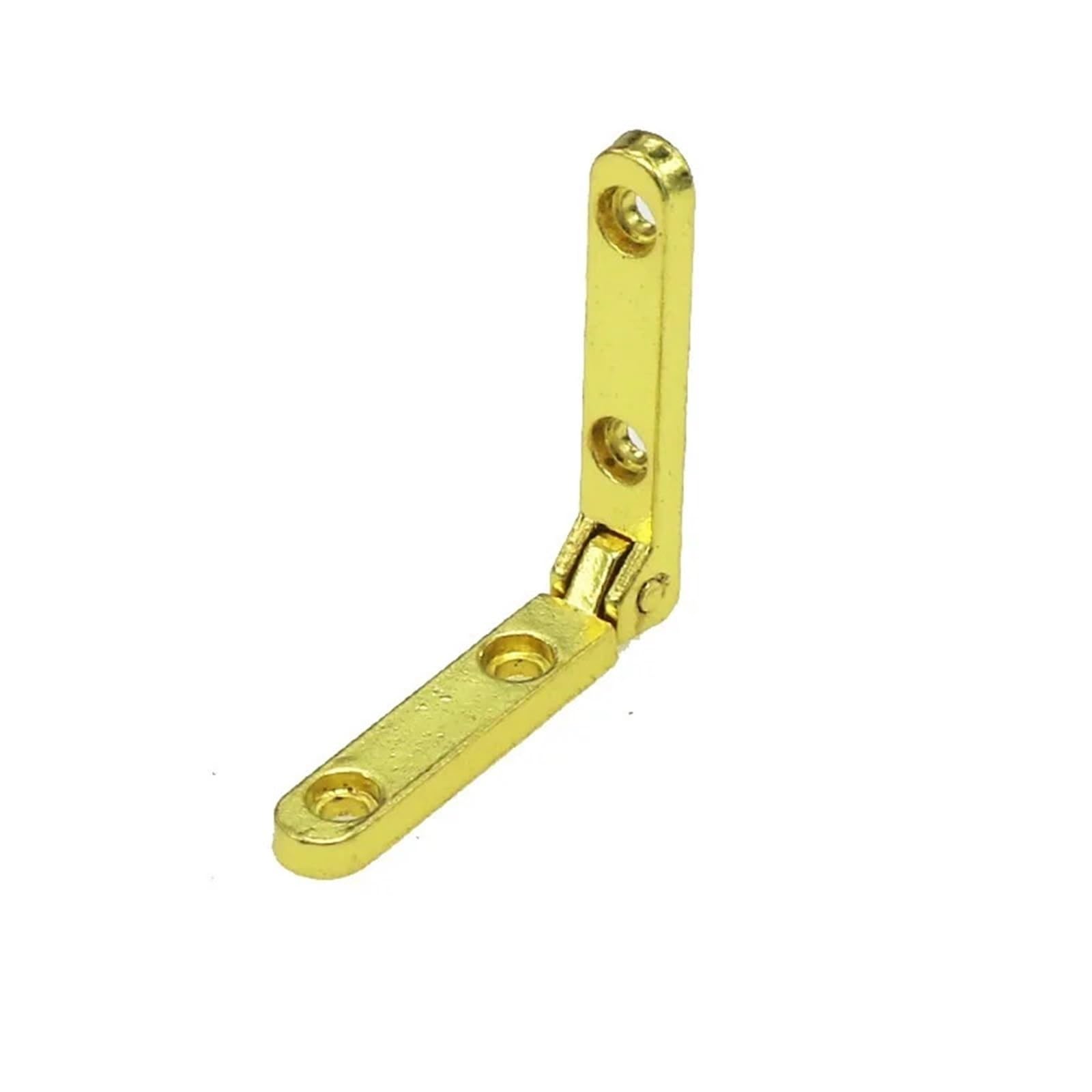 Kdhcvkz Bronze 50Pcs Zinc 90 Degrees Open Jewelry Box Hinge With Screws Furniture Hinge(Bronze)