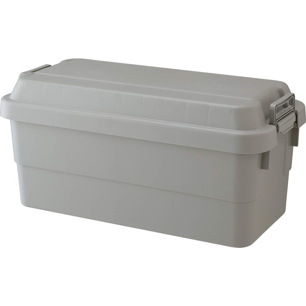 Amazon | TRUSCO(トラスコ) トランクカーゴ 収納ボックス 70L グレー