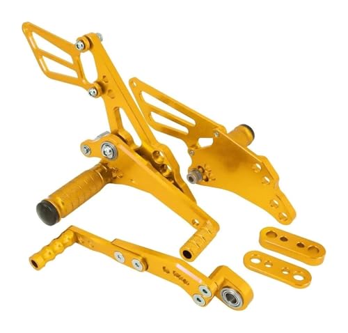 Repose-pieds moto en billette d'aluminium usiné CNC pour Suzuki GSXR1000 et GSX-R600