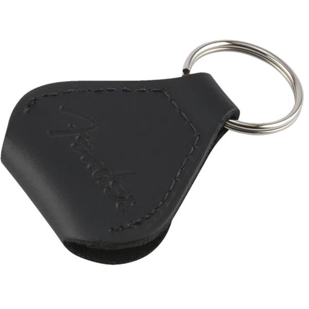 Amazon.com: Fender Leather Pick Holder Keychain, Black