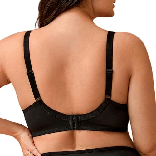 Dayon Minimizer Bra for Women with Floral Lace Full Coverage Underwire Support Bra3