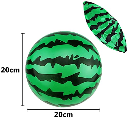 4 Pezzi Anguria Palla Gonfiabile+una pompa，PVC