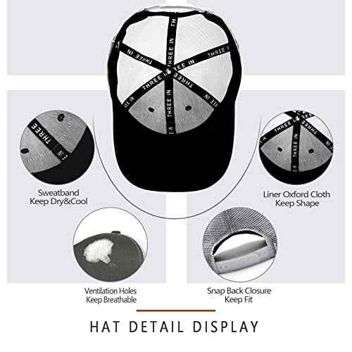 Simocked Fish American Flag Trucker Hat Fishing Hat - Fishing Gifts For Men - Snapback Baseball Cap #TOP2