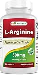Best Naturals L-Arginine 500mg 250 Capsules