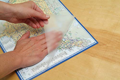 Image of Magic Cover Clear Self-Adhesive Vinyl Shelf and Drawer Liner, 18 inch x 16', Clear