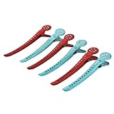 6 Pcs Hair Clips, Professional Hair Clips for Styling and Sectioning, Non Slip Hair Clips, No-Trace