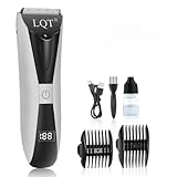 Pubic Hair Trimmer for Men with LED Display, Waterproof Body Groomer & Bikini Shaver, Type-C Rechargeable with LED Light, Ideal Christmas & New Year Gift for Men