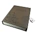 Vintage Coffce Diary Notebook Journal Notepad Hard Cover With Code Lock Gift Box Black