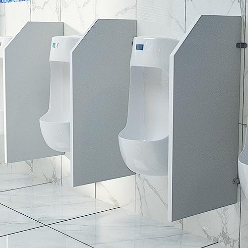 Separador de urinarios de pared para evitar salpicaduras en aseos comunes 2