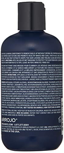 Arrojo Rogue Co-Cleanse Hair Conditioner – Cleansing Conditioner W/Chamomile & Acai Palm - Curl Conditioner For Curly Hair & Healthy Waves – Paraben & Sulfate Free Conditioner (8 Oz) #TOP1