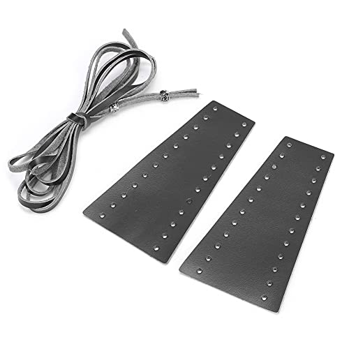 Clutch Handle Cover, 2Pcs Motorcycle Lever Brake Clutch Cover Microfiber Leather 15-18MM/0.59-0.71in(Black)