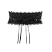 Women's Bowknot Faux Leather Wrap Around Self Tie Obi Cinch Waist Band Boho Belt Black