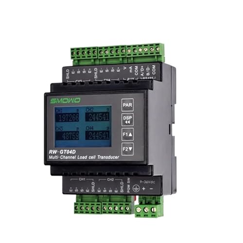 Module entrée de signal mV pour intégration Modbus RTU, boîtier compact RS232 sur rail DIN