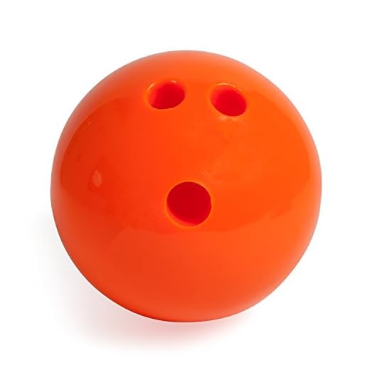Champion Sports Plastic Bowling Ball: Rubberized Soft Ball for Training & Kids Games