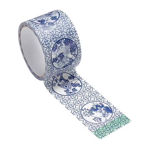 Ruban washi fleuri style chinoiserie pour artisanat d'art et loisirs