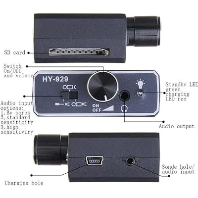 Enhanced Ultra-Sensitive Wall-Penetrating Contact/High-Intensity Acoustic Amplified Water Pipe Leak Monitoring Device/Probe Microphone Amplification System