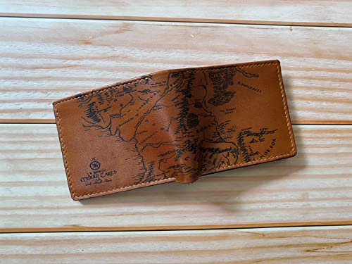 Unik4Art 4345784559 Vintage Ancient Map Wallet, Leather Art Gift thumb #4