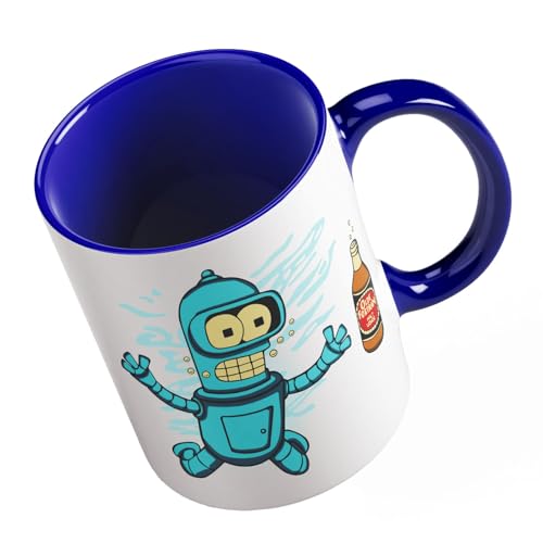 Ropa4 Taza de Cerámica Bender Nevermind Nirvana
