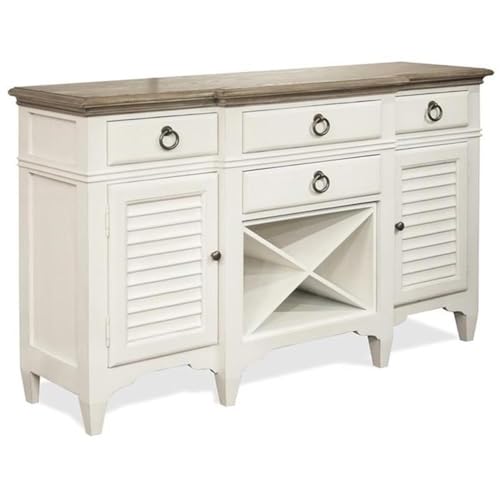Contemporary Wine Rack Buffet for Dining