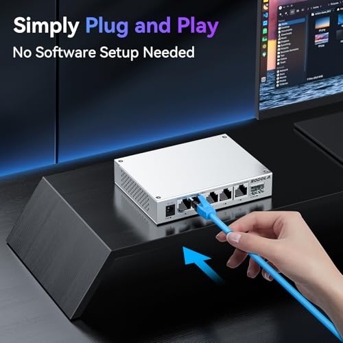 Image of SODOLA 2.5Gb Switch Unmanaged, 5 x 2.5G Base-T Ports, 1x 10G SFP+