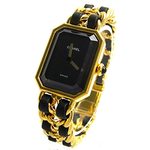 [シャネル]CHANEL 腕時計 プルミエール ゴールド ブラック Ｌ watch レディース 中古
