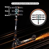 Gift Gadgets X2 Teen Electric Scooter – Foldable E-Scooter for Ages 8-16, 150W Motor, Up to 12.4 mph, Dual Brake System, Adjustable Height, LED Display – Orange - Image 4