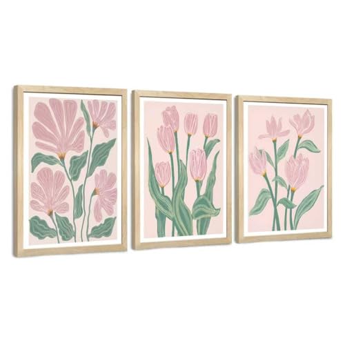 Toile abstraite bohème sans cadre pour habiller les murs vides de la chambre