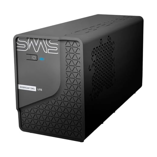 SMS - NOBREAK LITE 1200 - POTÊNCIA 1200VA | 600W - BIVOLT ENT.: 115/ 220V | SAÍDA: 115V - 6 TOMADAS - SENOIDAL P/APROX. - LINE INTERACTIVE - PN 29205