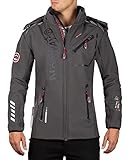 geographical norway giacca da uomo royaute men assort grigio scuro s