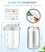 Pill Organizer,Pill Dispenser with 7 Large Compartments,Portable Pill Bottle Box with Wide Opening for Easy Use,Tablet Organiser Anti-Mix Pills Organizer for Travel,Includes 20 Pcs Sticky Labels-Grey