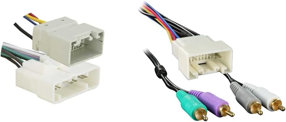 Metra 70-8116 Factory Amplifier Bypass Harness for Select 2000-2004 Toyota Vehicles with Amplified JBL System & Metra 70-8113 Amplifier Integration Harness for Select 2000-2004 Toyota Vehicles