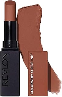 REVLON ColorStay Suede INK Lipstick, Waterproof, Longwear, Transfer proof, Antioxidant-rich Vitamin E, With Vegan Formula ...
