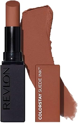 REVLON ColorStay Suede INK Lipstick, Waterproof, Longwear, Transfer proof, Antioxidant-rich Vitamin E, With Vegan Formula ...