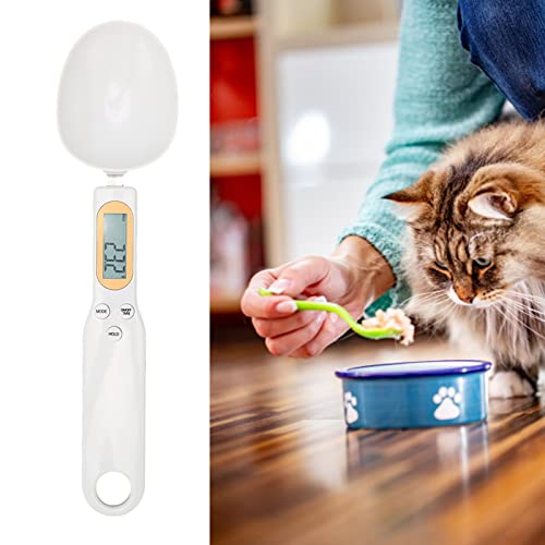 Colher Medidora de Ração para Animais de Estimação, Balança Eletrônica Digital Multifuncional de Alt
