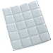 IGOGO 100 Pieces Clear Square Epoxy Stickers 1 Inch -Fits Scrabble Tiles or Pendants
