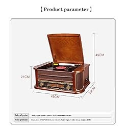 AURADO Tourne-disques, Platine Tourne-Disque avec Haut-parleurs – Bluetooth/Radio FM/Lecteur de Cassette CD/disques… - Les Beatles, Paul McCartney, John Lennon, RIngo Starr, George Harrison AURADO Tourne-disques, Platine Tourne-Disque avec Haut-parleurs – Bluetooth/Radio FM/Lecteur de Cassette CD/disques… – Image 4
