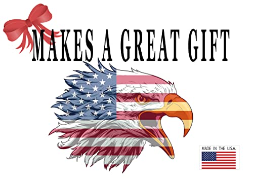 Large 10X6" American Eagle Usa Flag Car Decal Window Die Cut Patriotic Auto Bumper Sticker Vinyl Decal For Car Truck Rv Suv Boat Support Us Military #TOP3