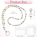 Lanyards for ID Badges Teacher Gifts Cute Wooden Beaded Lanyard with ID Holder Retractable Badge Reel Keys Eyeglass Chains for Women