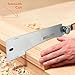 Japanese Pull Saw of Double Edge,10 Inch Hand Saw of 6-10/18 TPI Gradient Teeth, SK5 Flexible Replaceable Blades,with Non-Slip Bamboo Knot wooden Handle,Woodworking Tool for Hardwood & Softwood.
